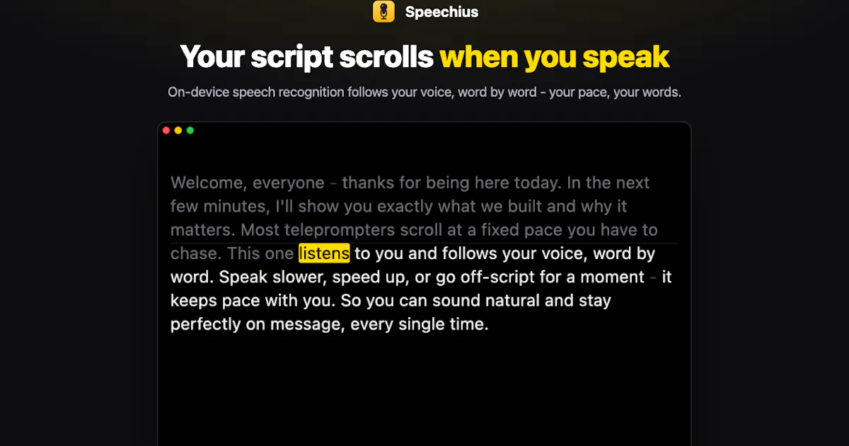 Speechius