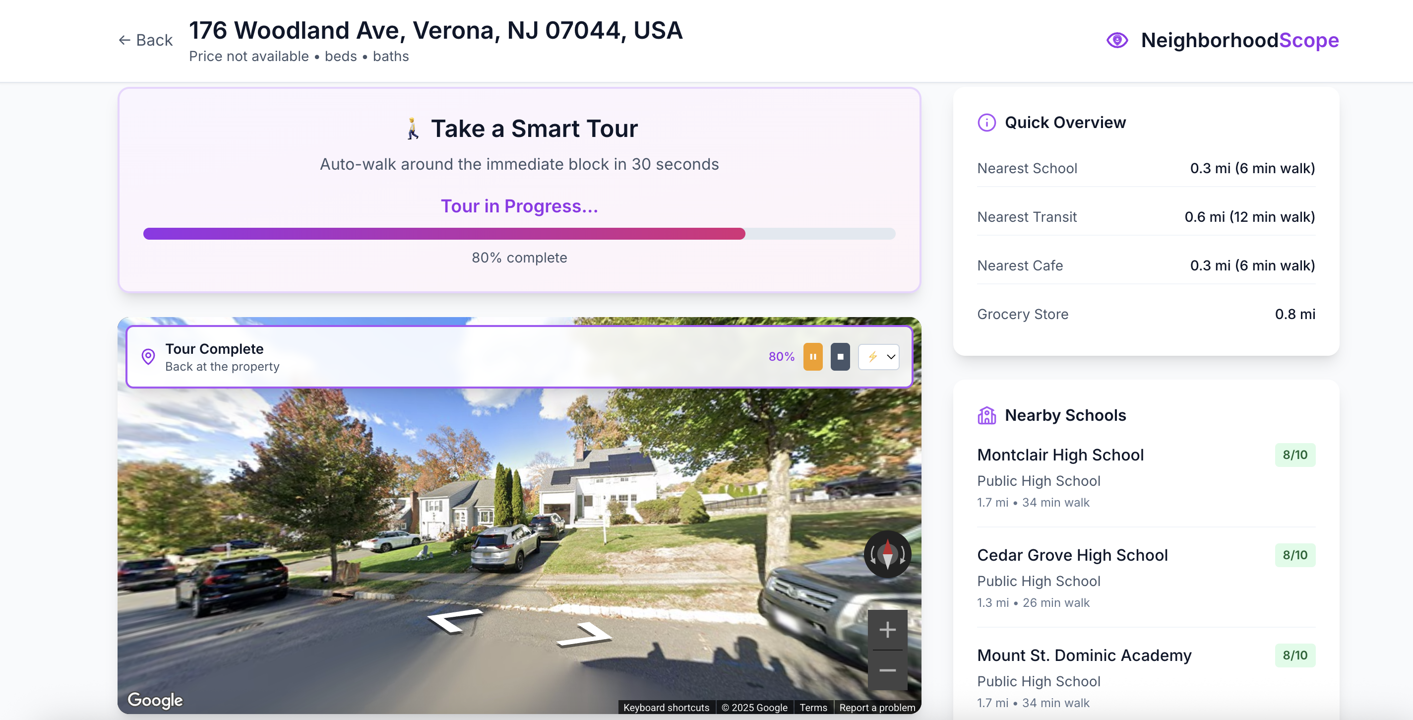 NeighborhoodScope - Screenshot 3 showing product features and functionality