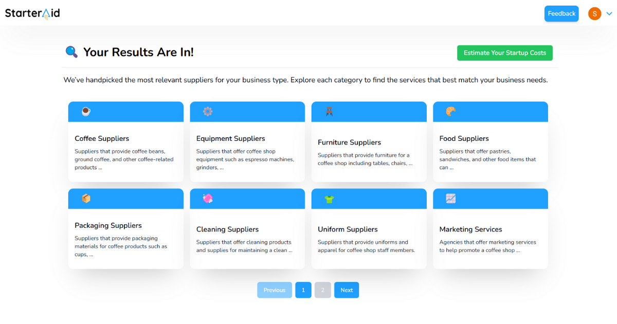 Starteraid - Il modo più semplice per trovare venditori per la tua attività media 3