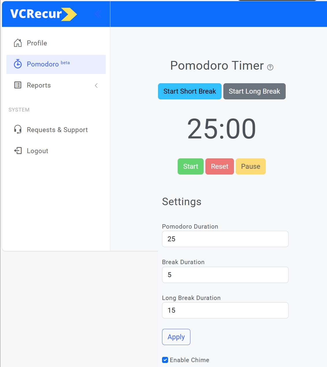 VCRecur.com gallery image