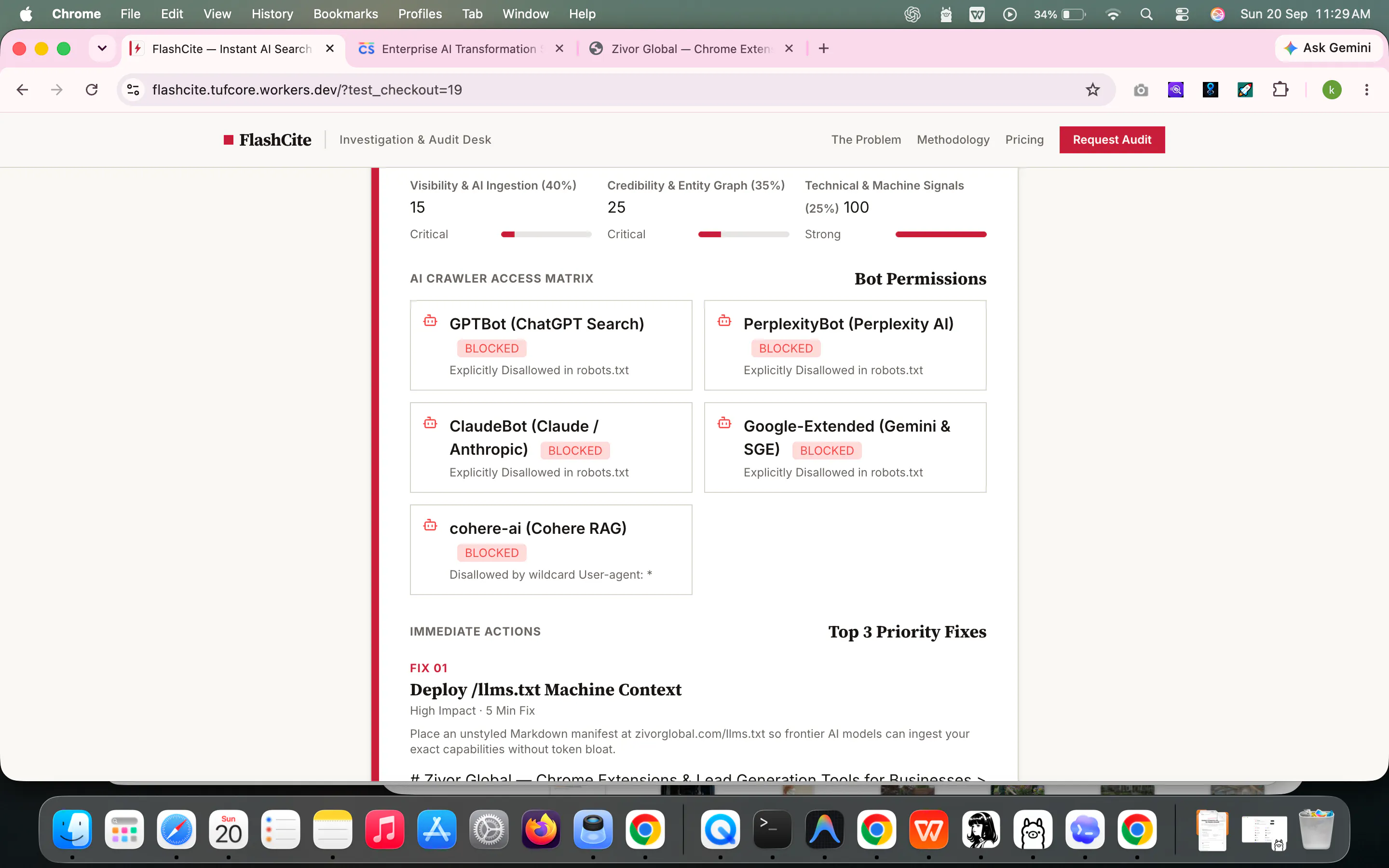FlashCite— Instant AEO Audit gallery image