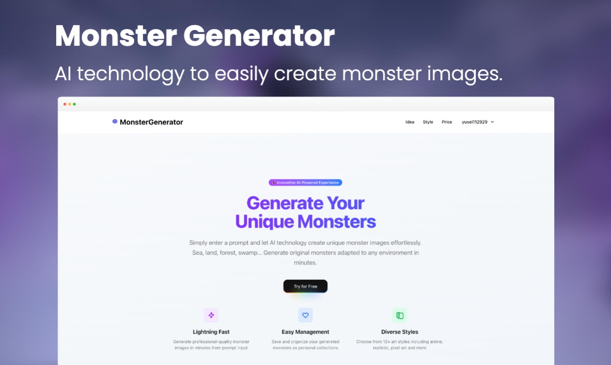 Monster Generator media 1
