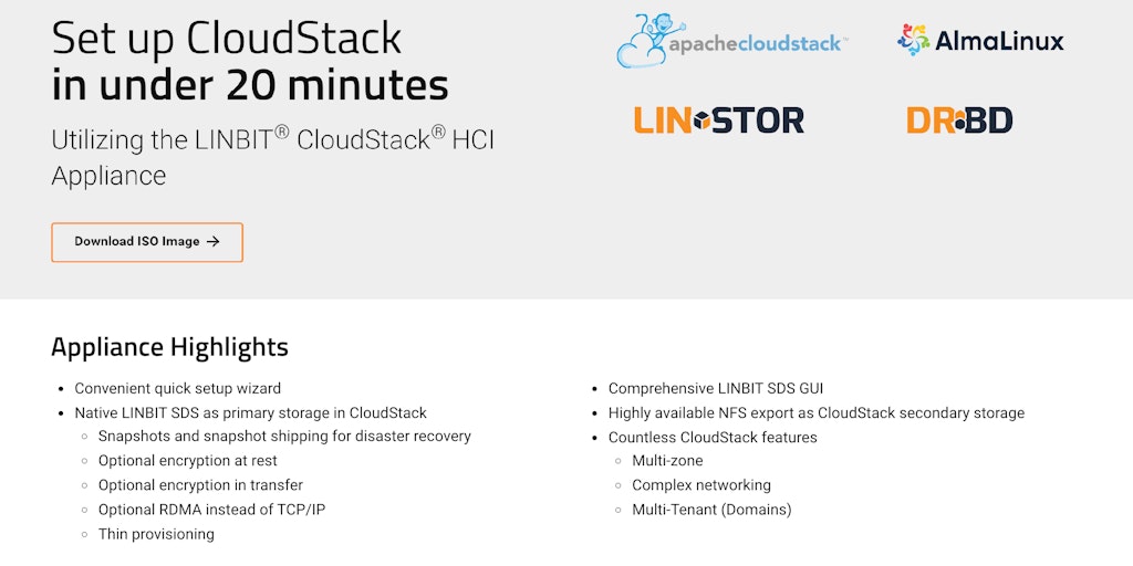 LINBIT CloudStack HCI Appliance: Set up CloudStack in under 20 minutes ...