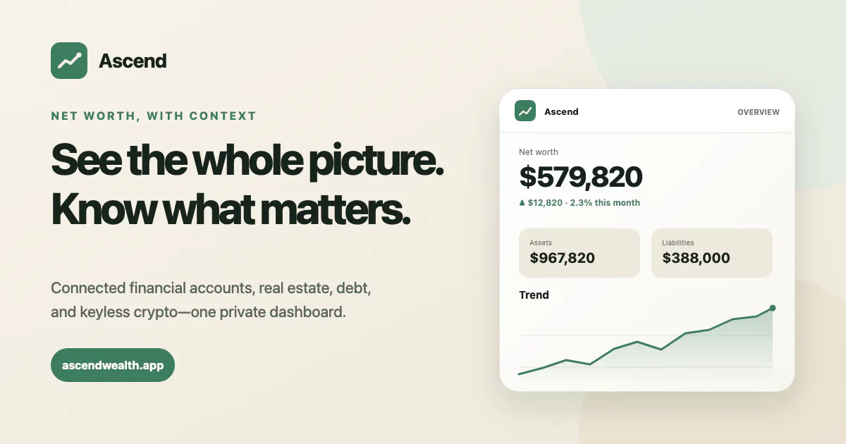 Ascend: Net Worth Tracker gallery image