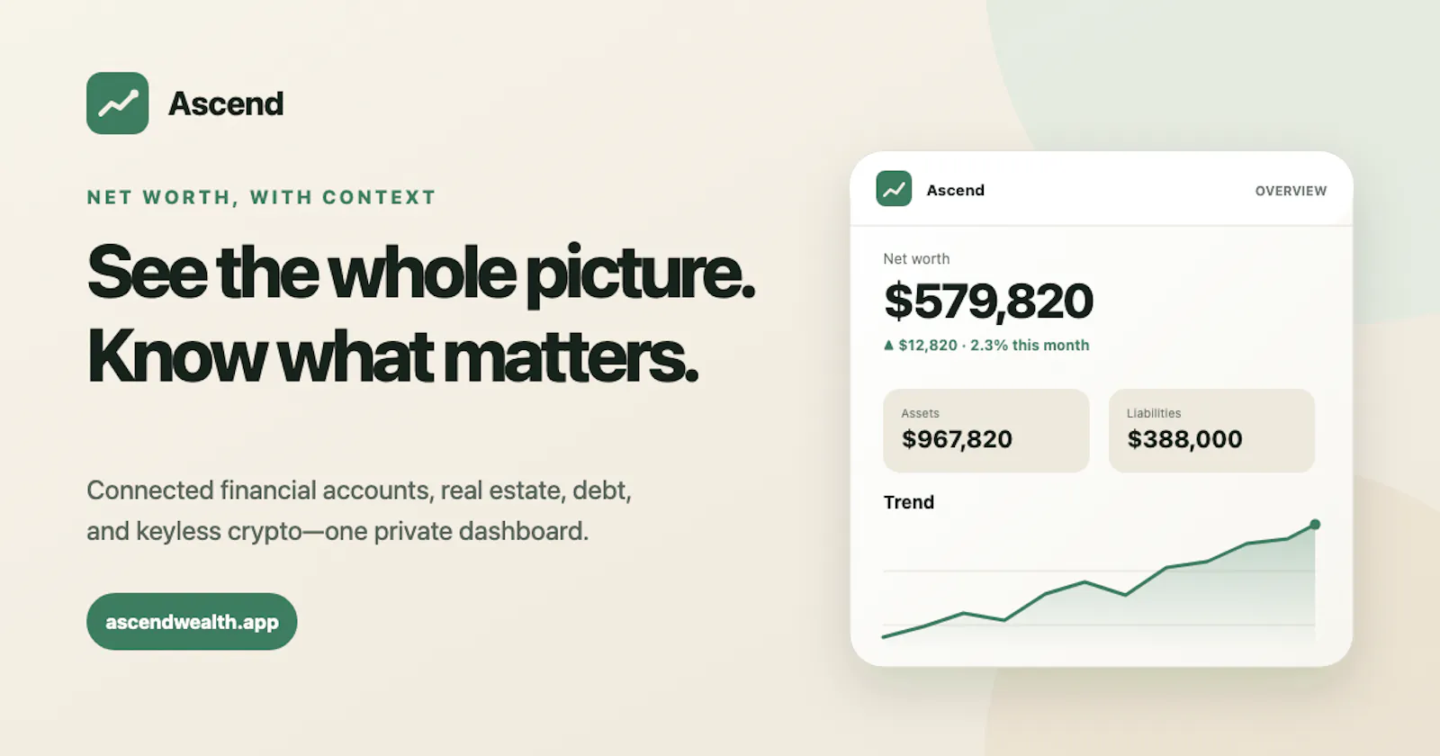 Ascend: Net Worth Tracker screenshot 2