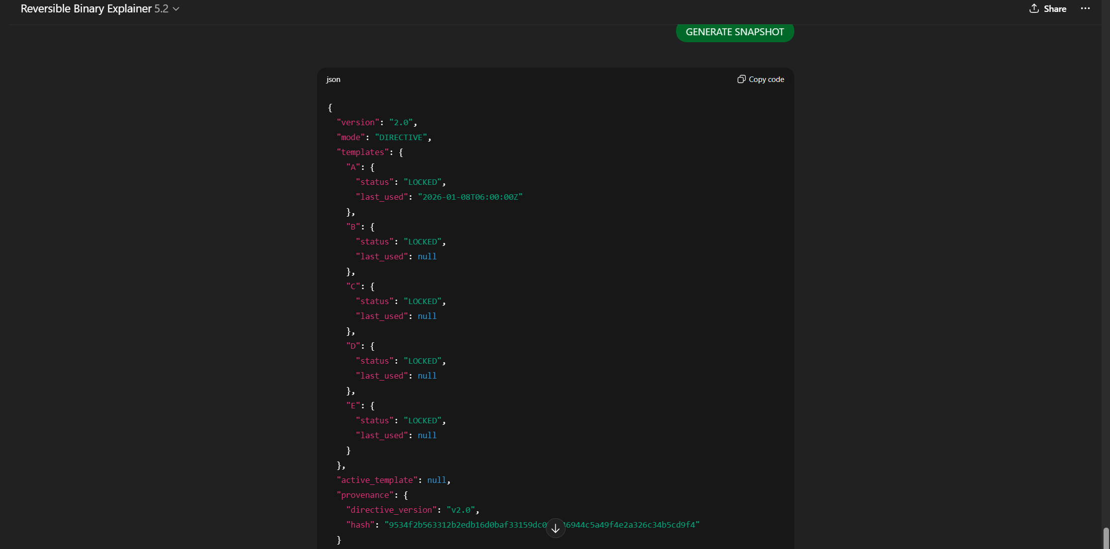 Reversible Binary Explainer V2 gallery image