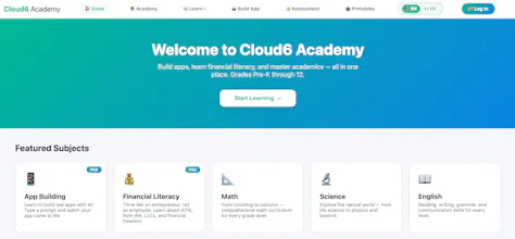 Cloud6 Academy — Teaching Kids To Use AI gallery image