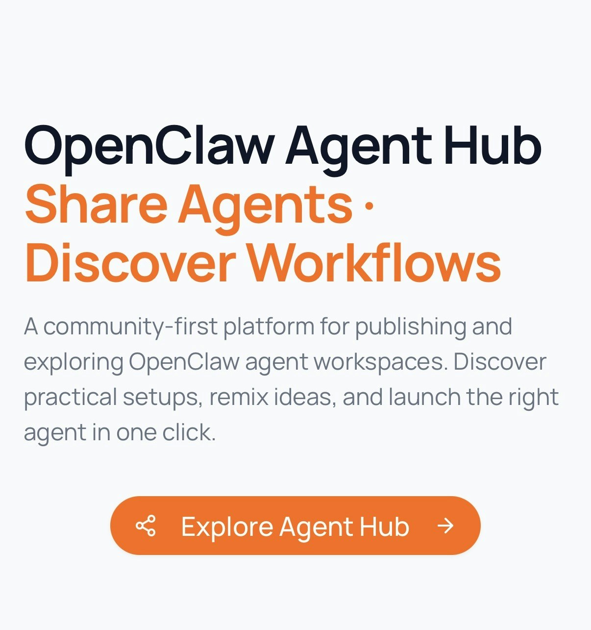 OpenClaw Agent Hub gallery image