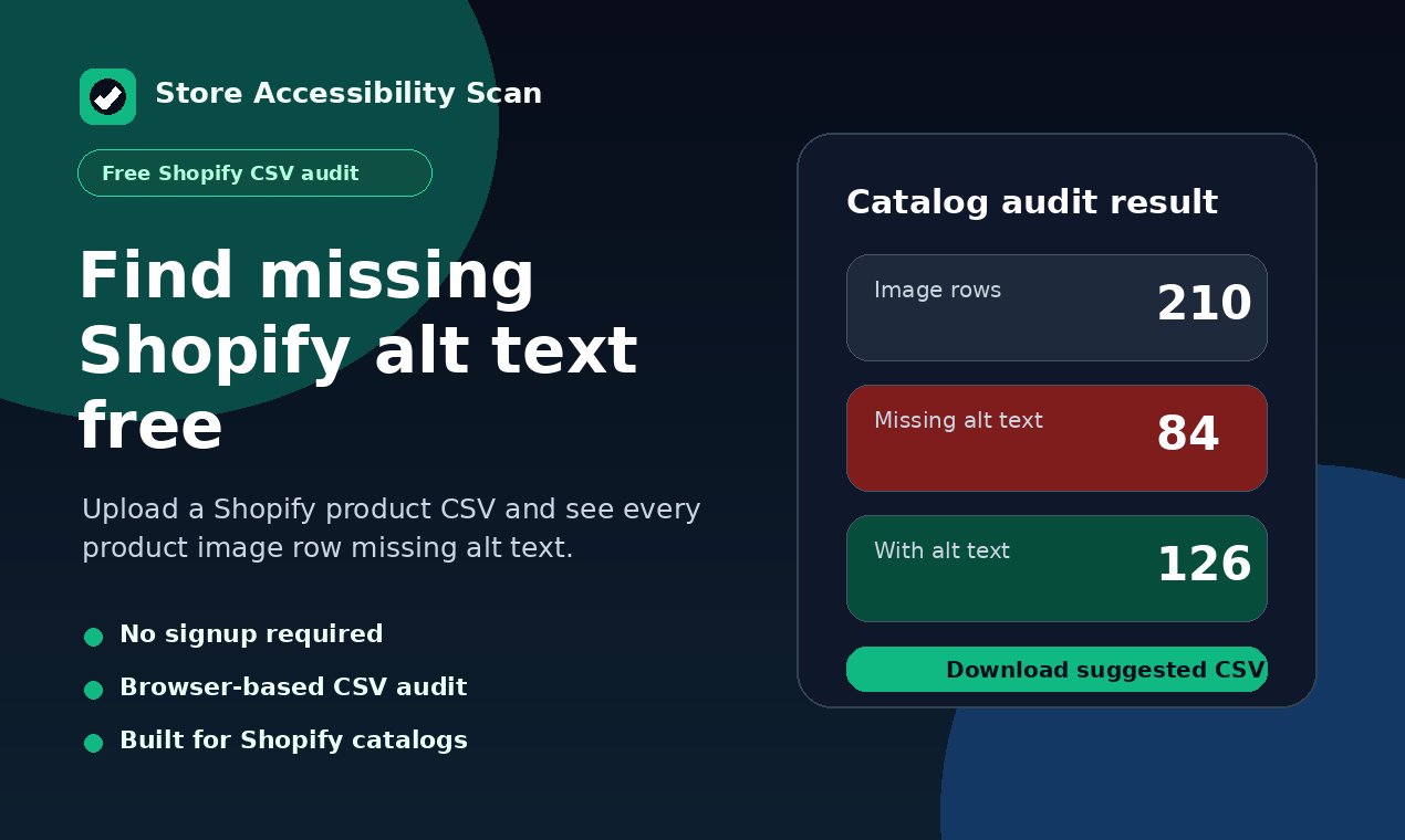 Store Accessibility Scan gallery image