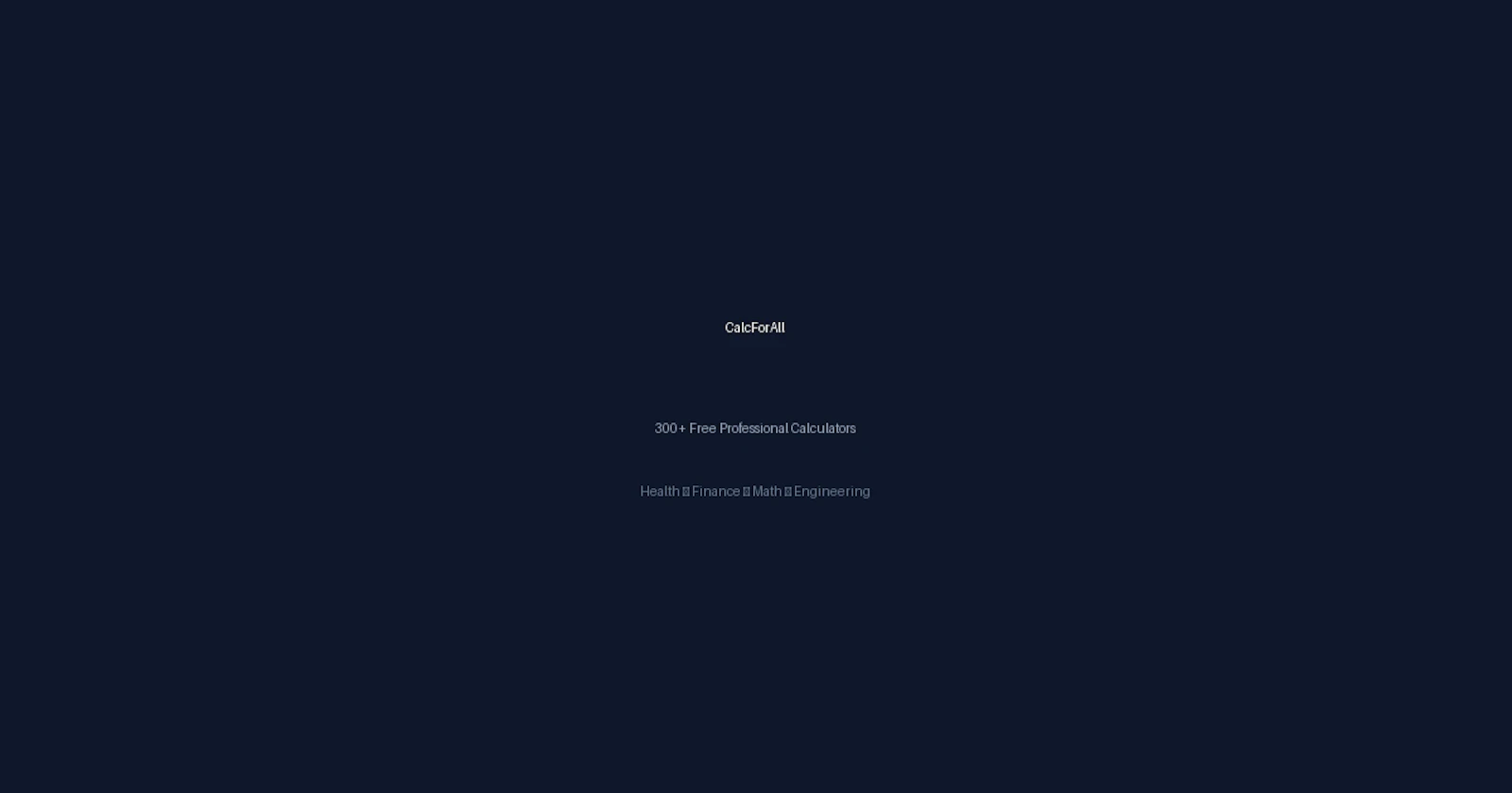 CalcForAll screenshot 1