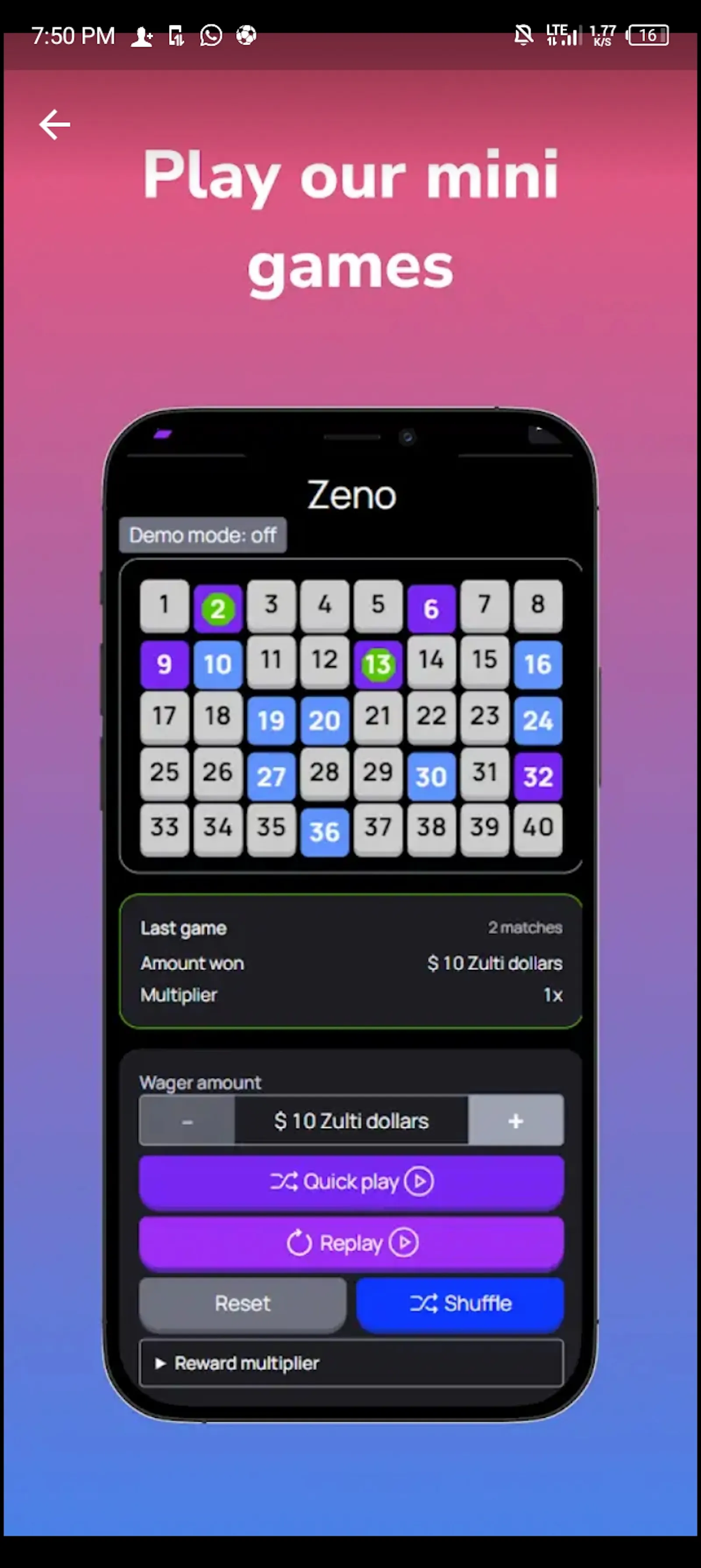 Zulti screenshot 2