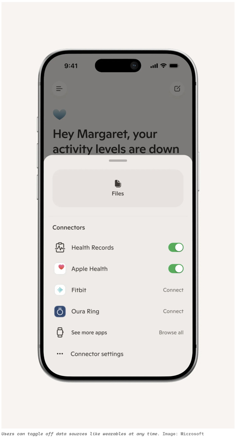 Microsoft Copilot Health gallery image