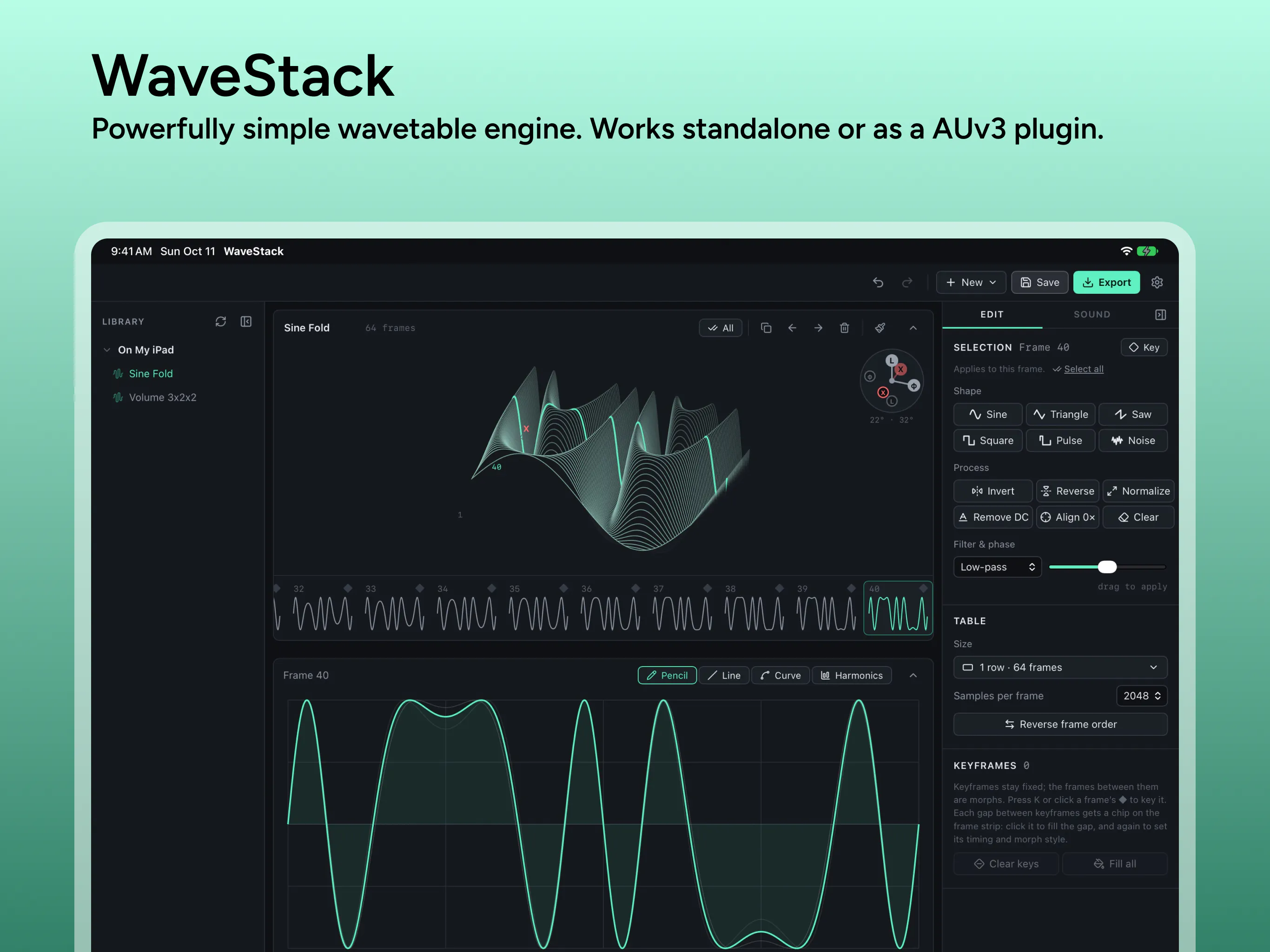 WaveStack gallery image