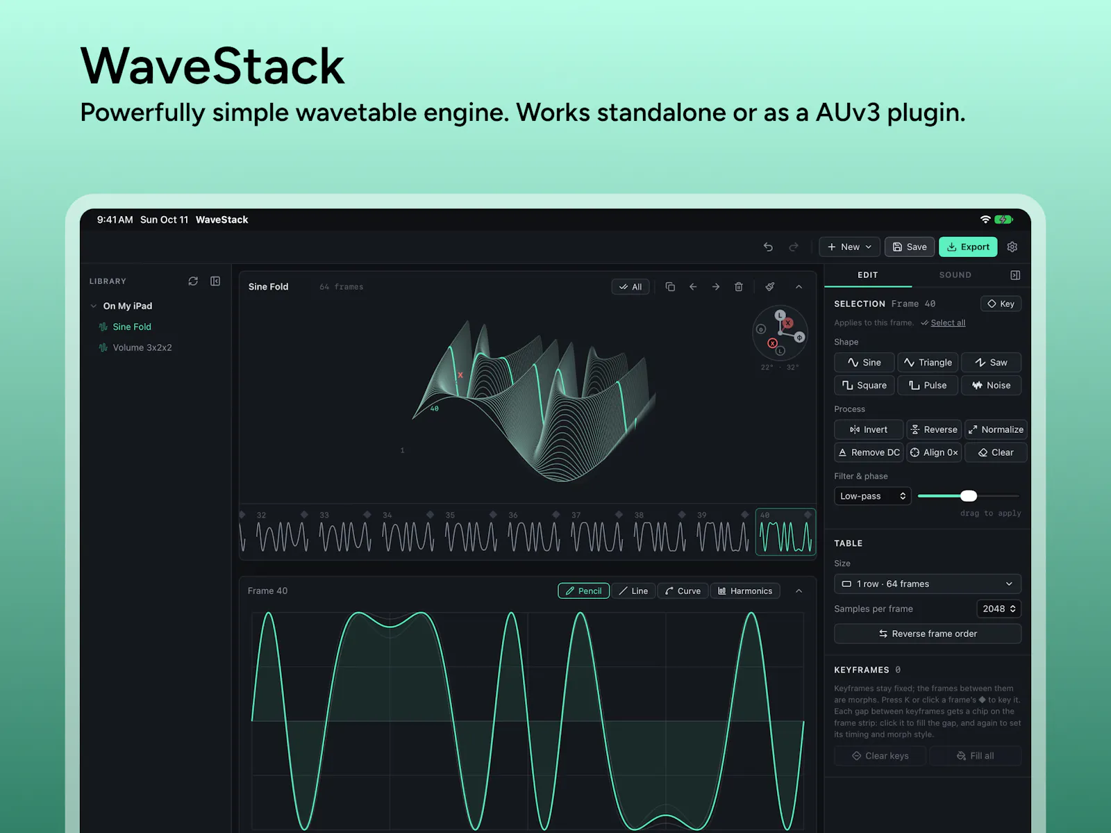 WaveStack screenshot 1