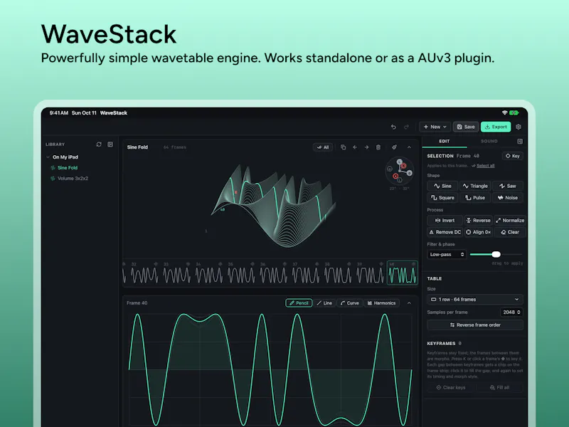 WaveStack screenshot 1