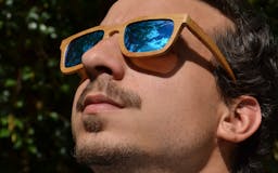 Woodlens Australian Handmade Bamboo Sunglasses - Eco-Friendly Eye Protection media 2