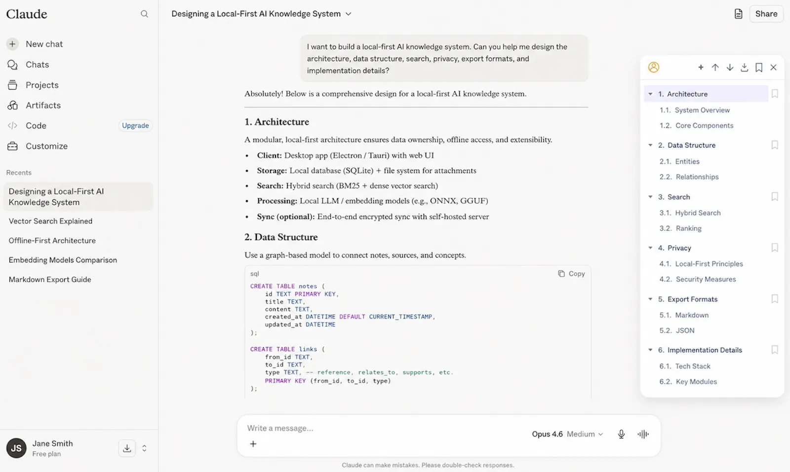 OutlineSave: AI Chats to Offline HTML screenshot 8