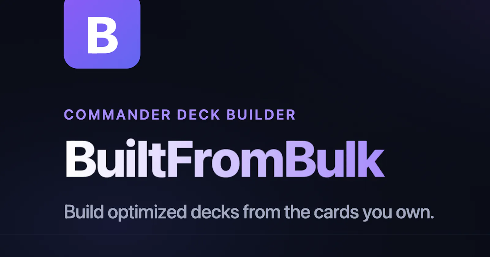 BuiltFromBulk screenshot 1