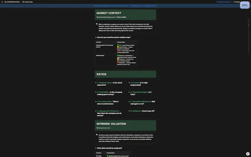 Investment Dashboard screenshot 4
