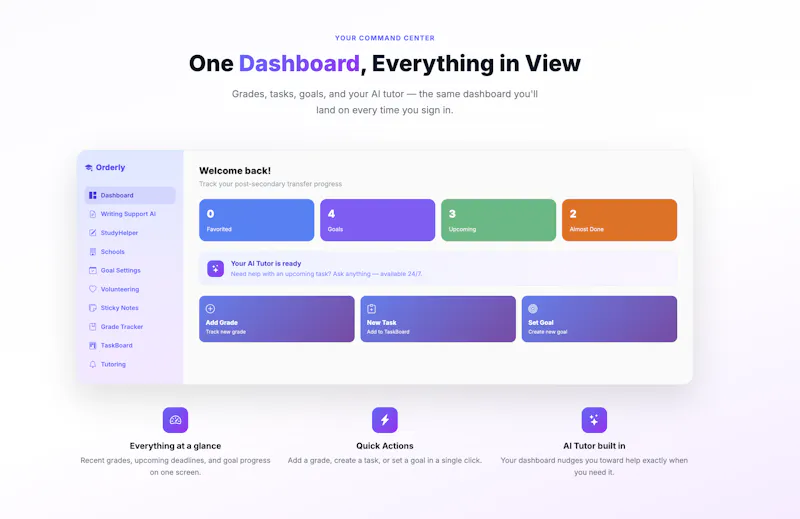 Orderly Learning screenshot 1