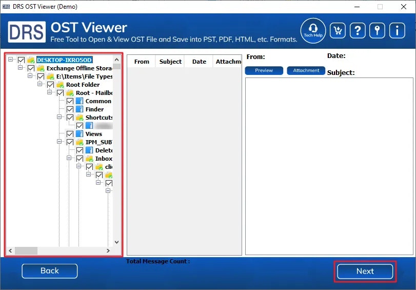 Outil Drs OST Viewer media 4