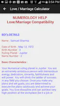 Love-Marriage-Luck Calculator gallery image