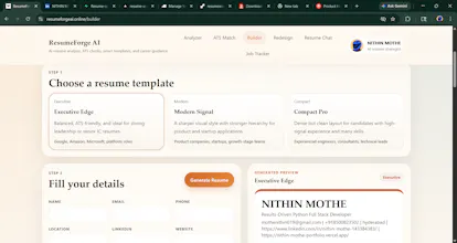ResumeForgeAI gallery image