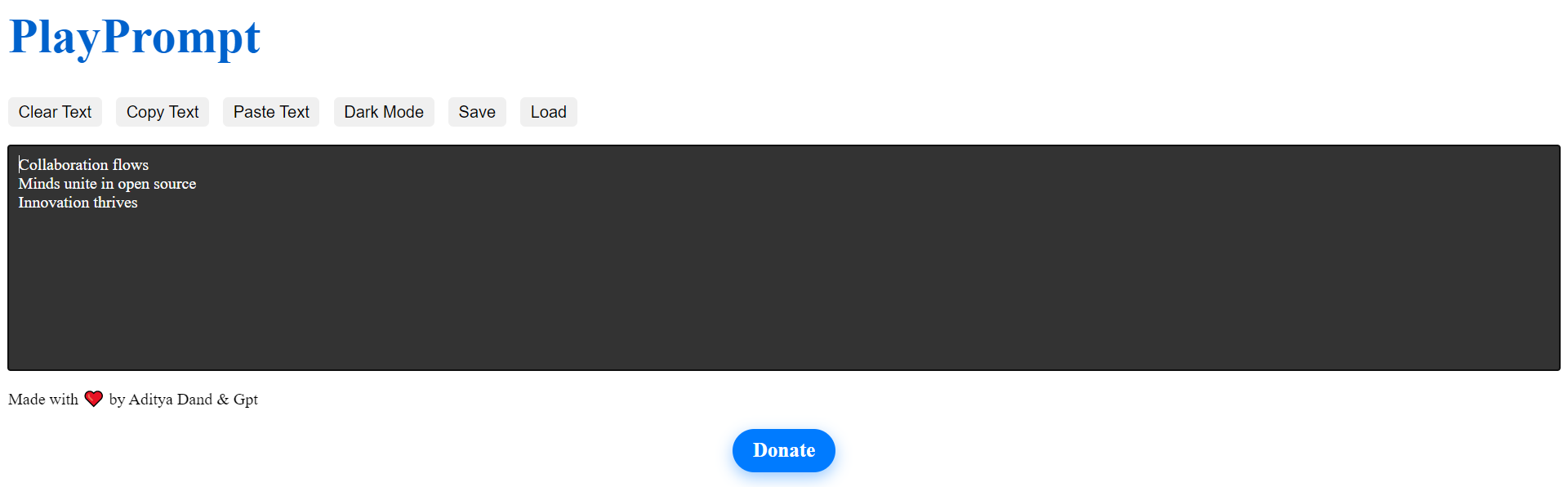 PlayPrompt - PRUEBA PRENDIMIENTO, PUEDES ejecutar las indicaciones de terceros y guardarlas media 3