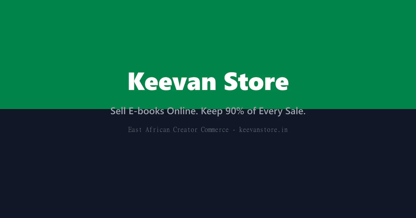 Keevan Store Open To East Africa screenshot 2