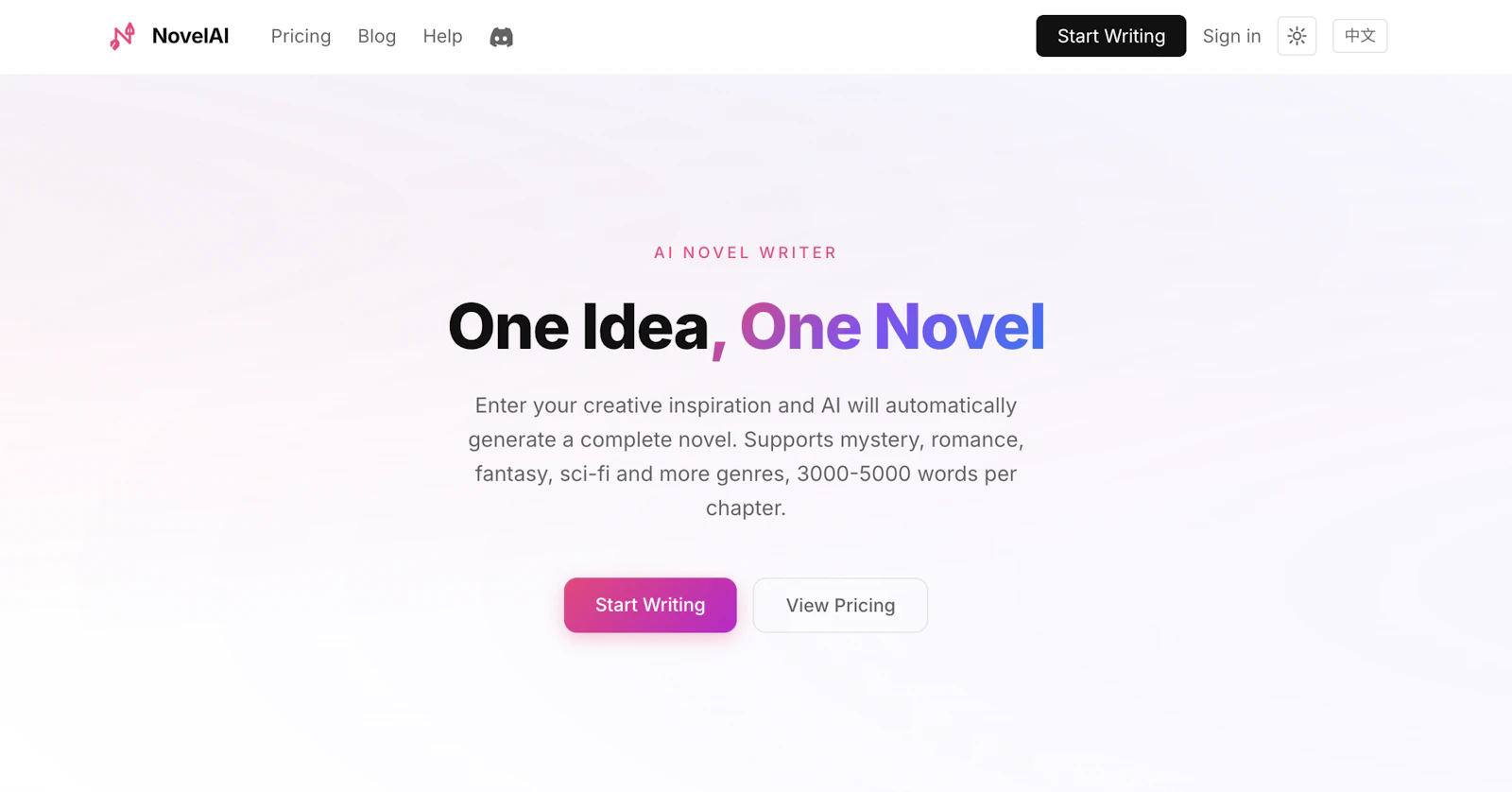 Novel AI screenshot 1