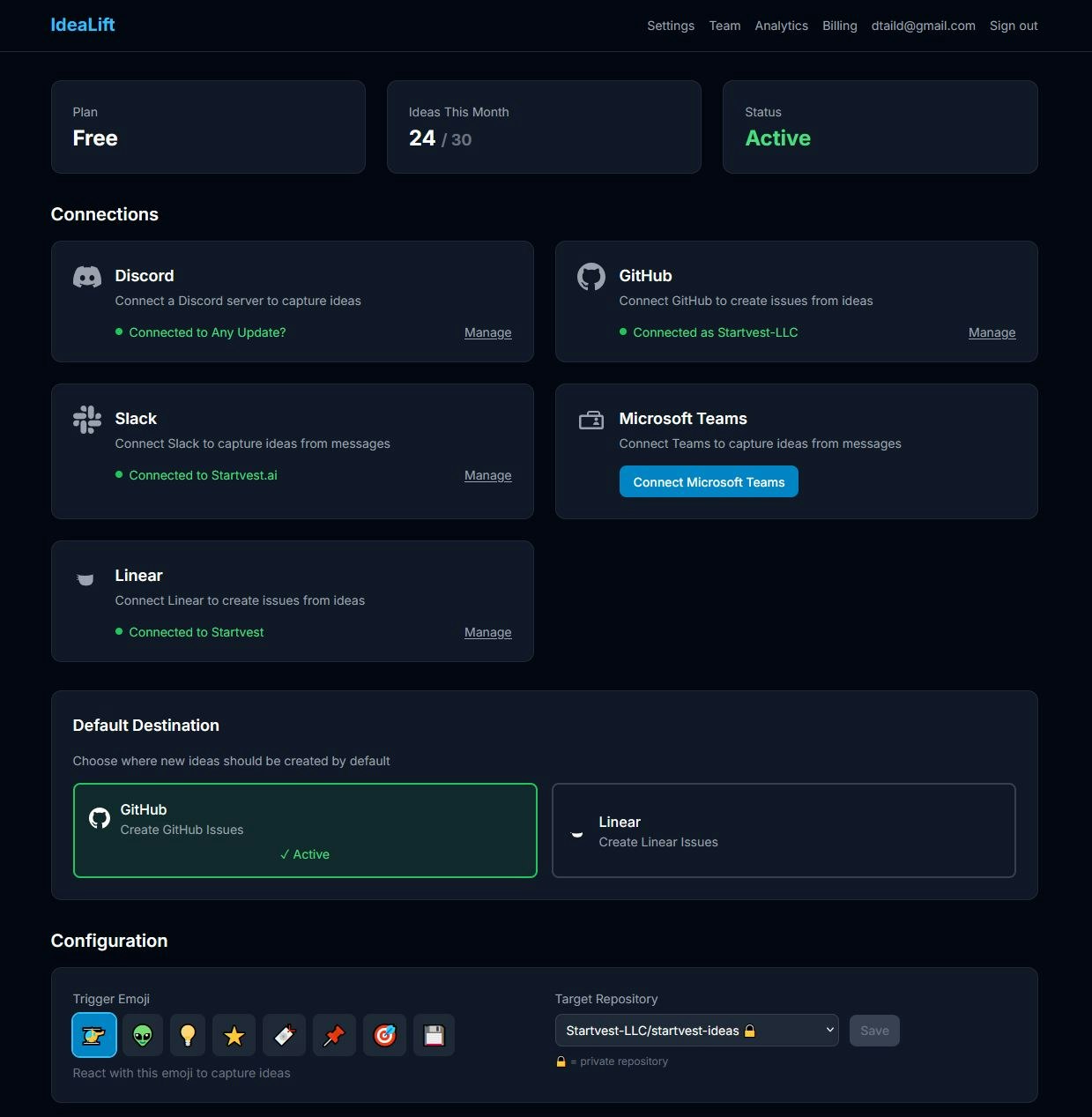 LeadLift - Main product screenshot demonstrating key features and user interface