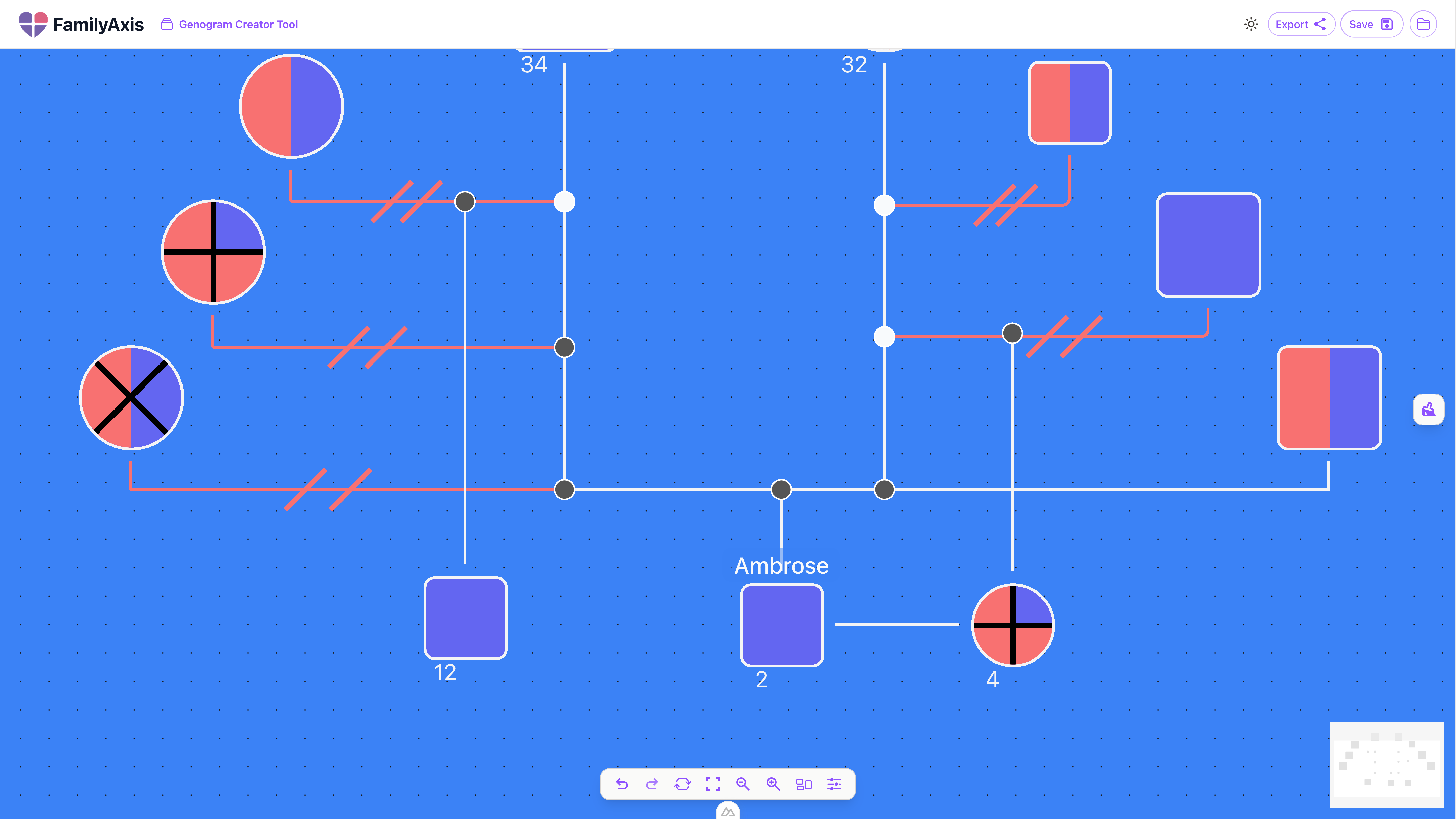 FamilyAxis - Genogram Creator