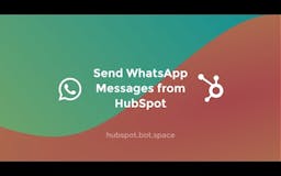 WhatsApp Actions for HubSpot media 1