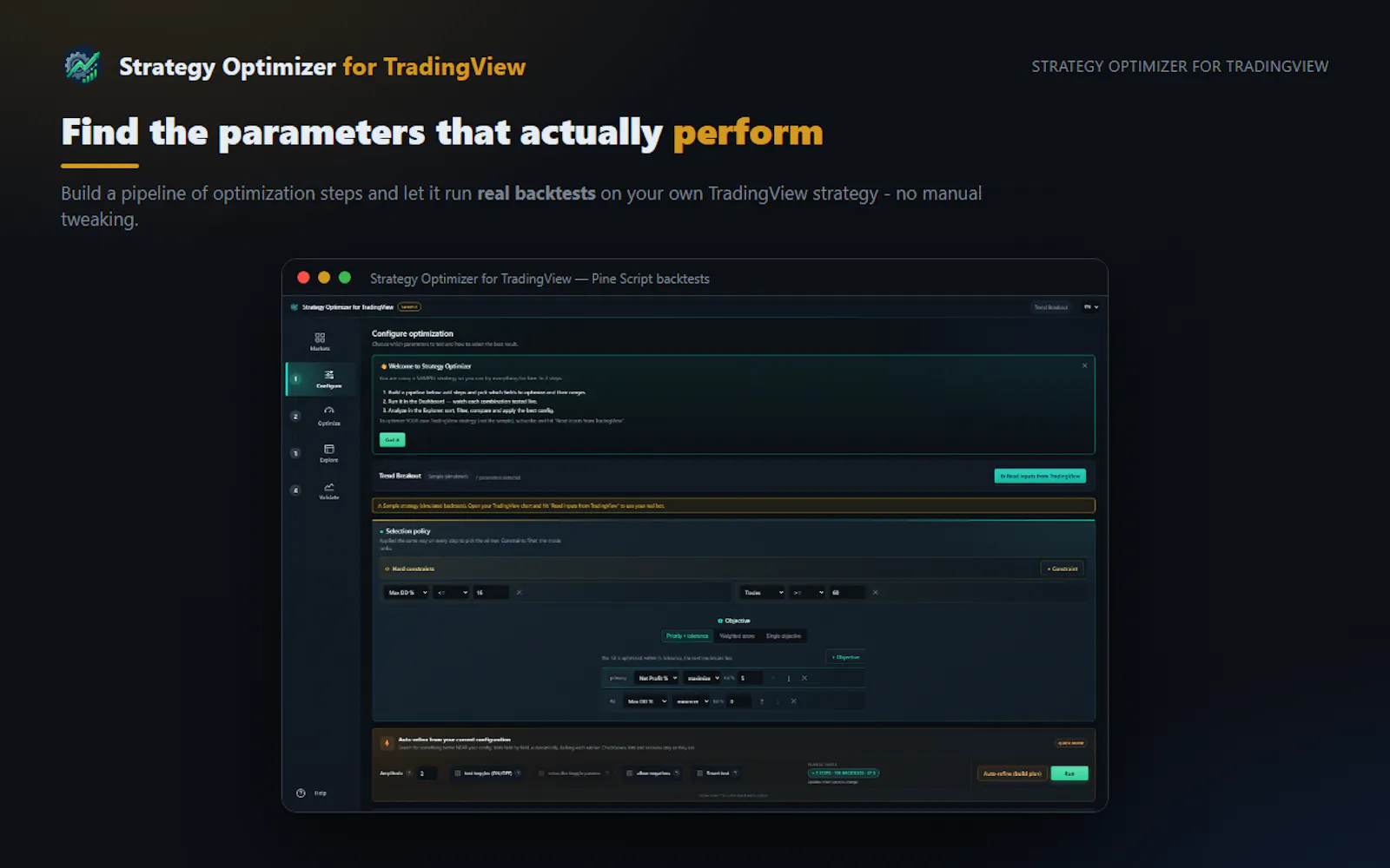 Strategy Optimizer for TradingView screenshot 5