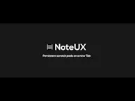 NoteUX Chrome Extension