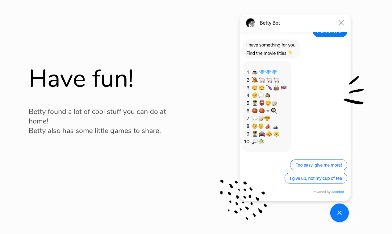 Betty Bot fighting Covid-19 gallery image