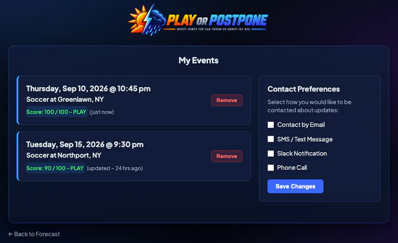 Play or Postpone screenshot 4