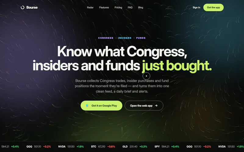 Bourse: Insider Trades & News screenshot 20
