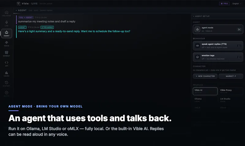 Vible screenshot 2