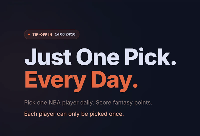 One a Day | NBA Playoffs Fantasy screenshot 1