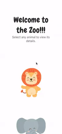 Web interaction for zoo app gallery image