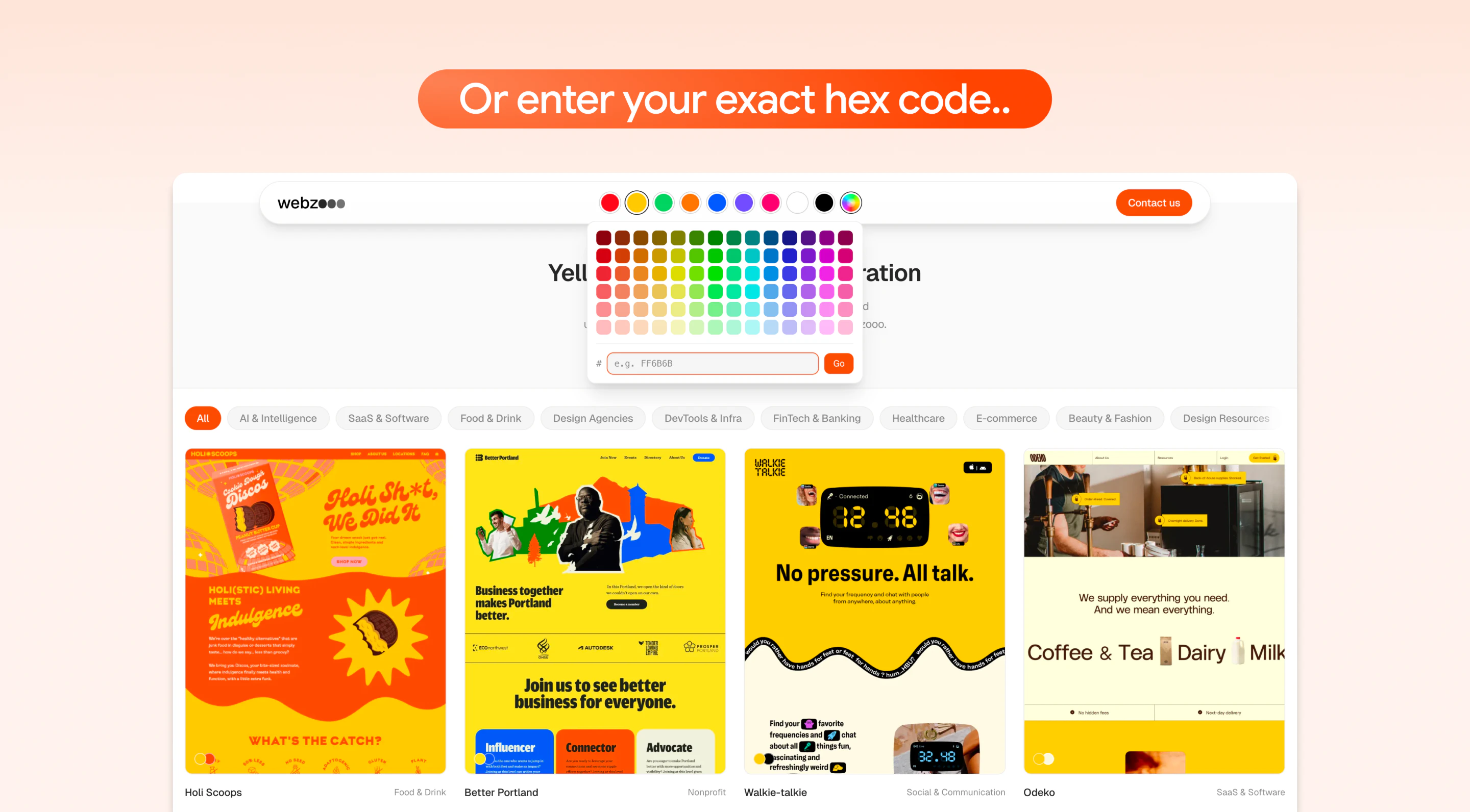 Webzooo screenshot 2