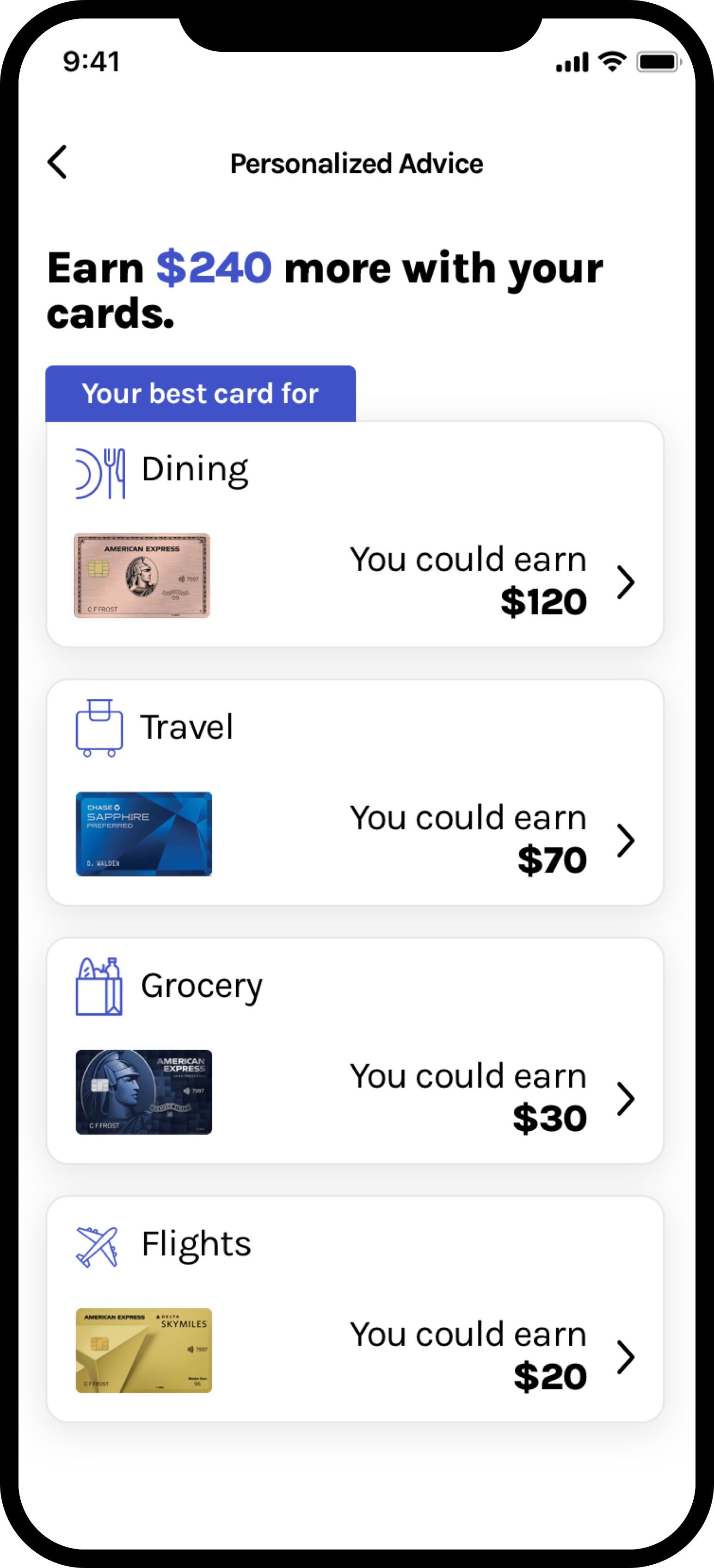 Uthrive: Never miss credit card rewards gallery image