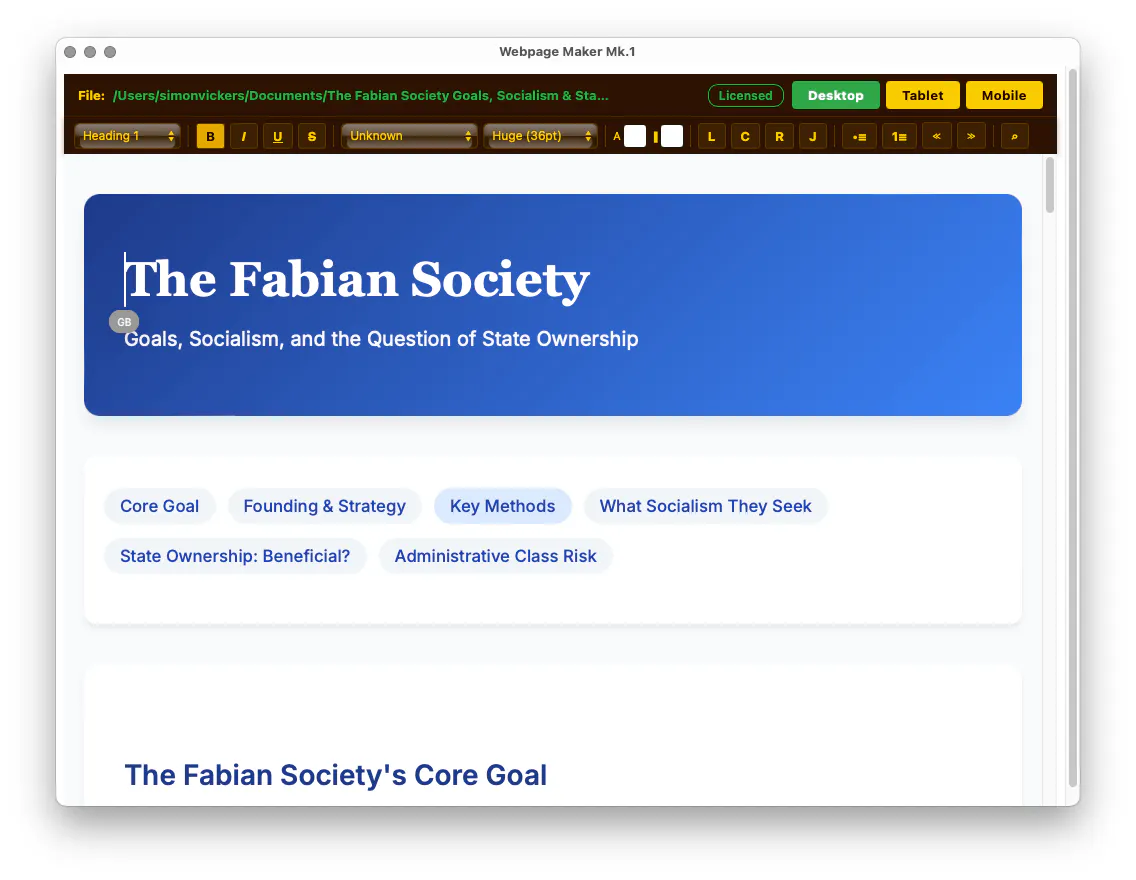 Introducing Webpage Maker gallery image