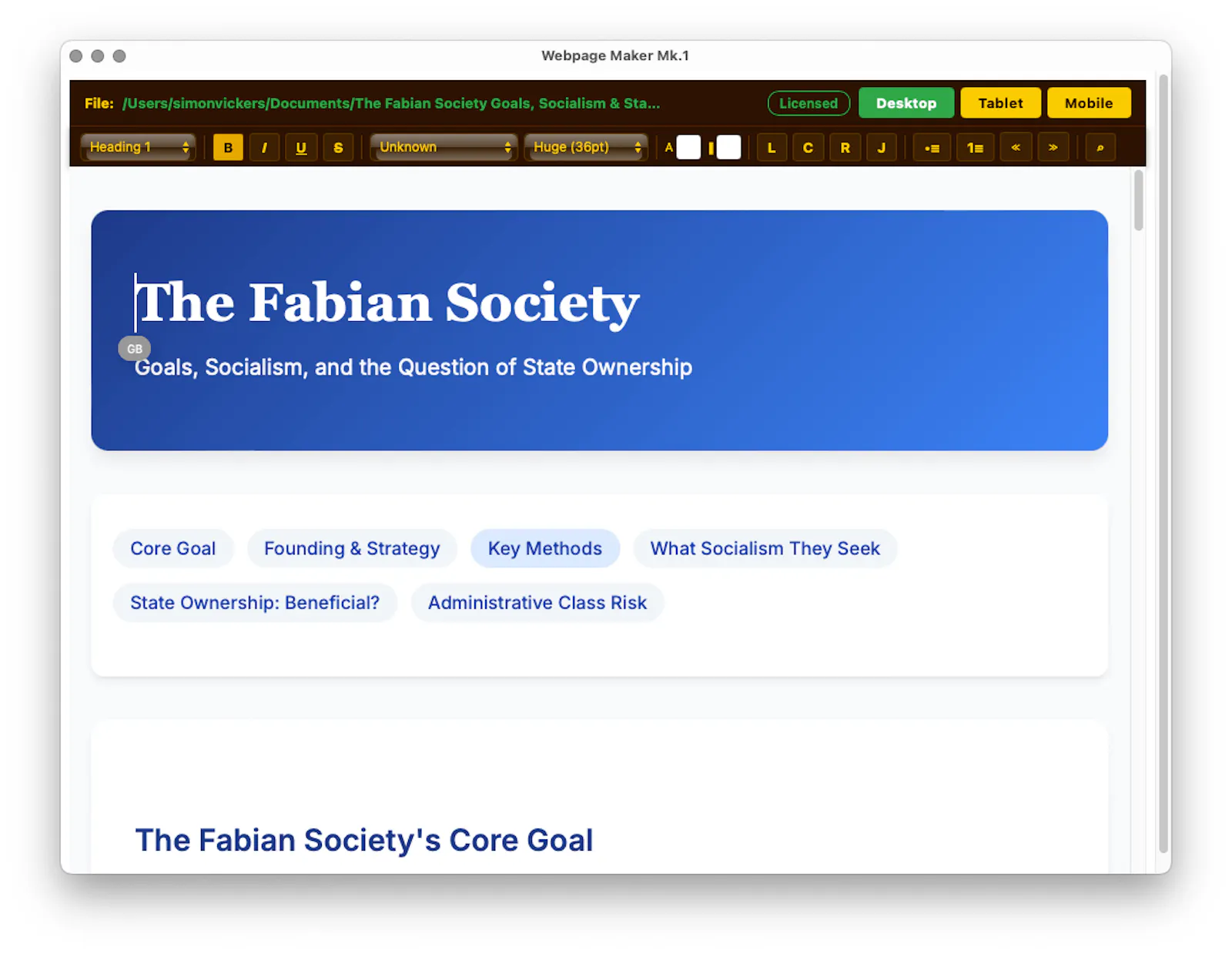 Introducing Webpage Maker screenshot 2