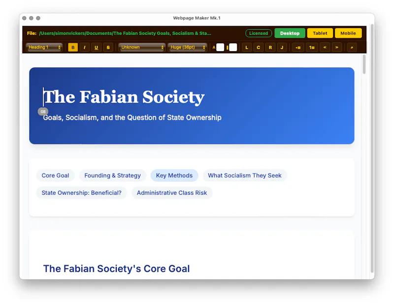 Introducing Webpage Maker screenshot 2