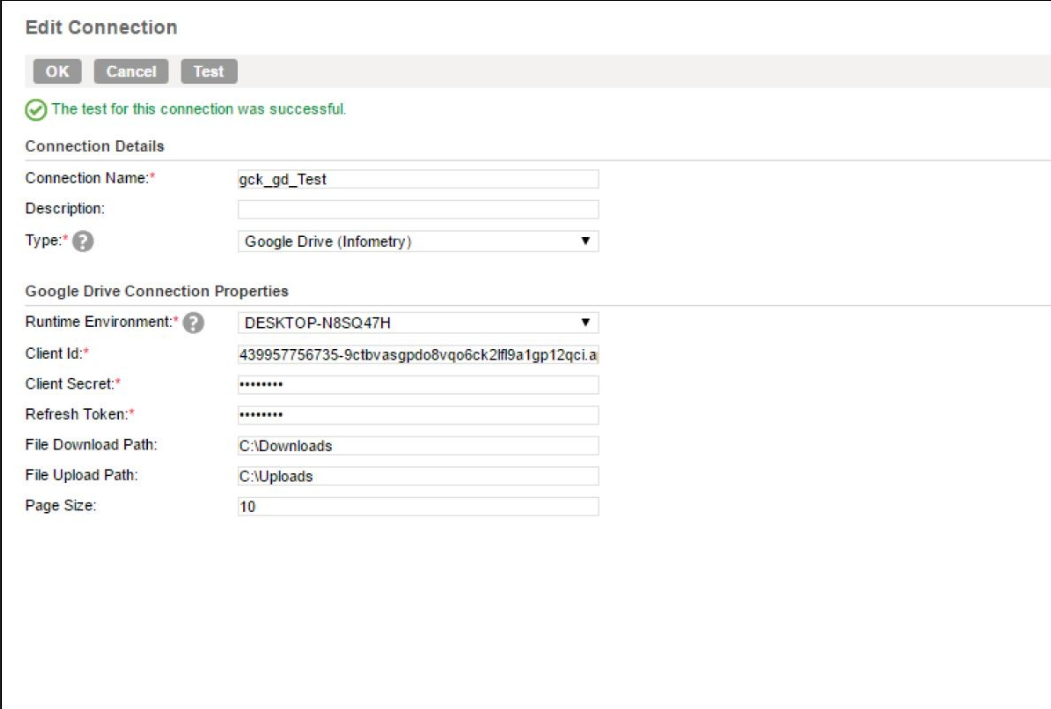 Google Drive Connector for Informatica - Screenshot 3 preview