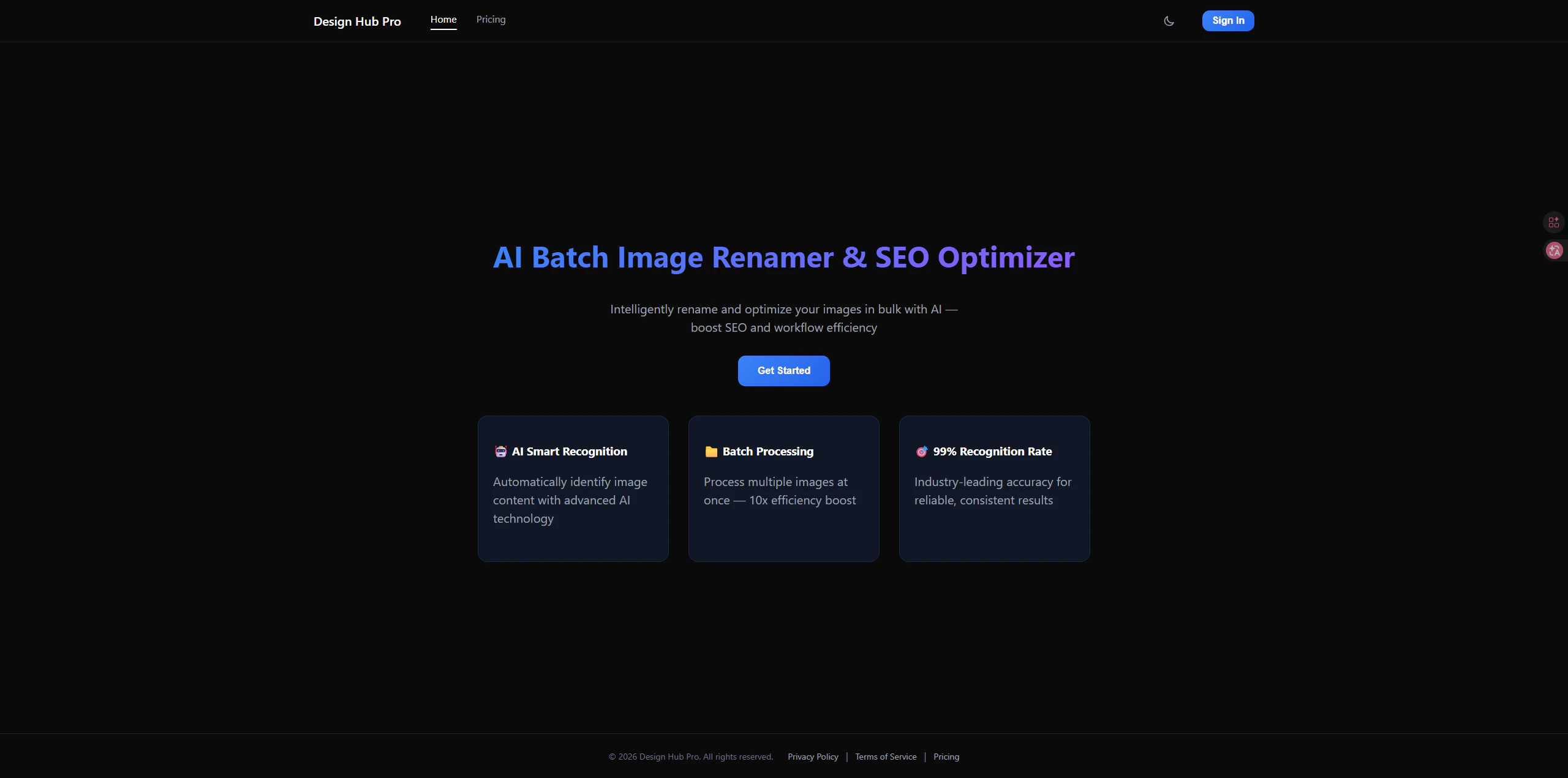 DHP: AI Image Renamer & SEO logo