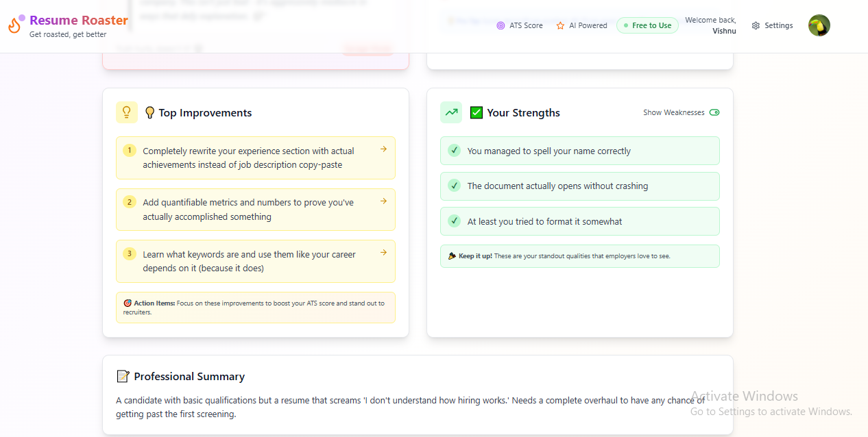 Resume Roaster gallery image