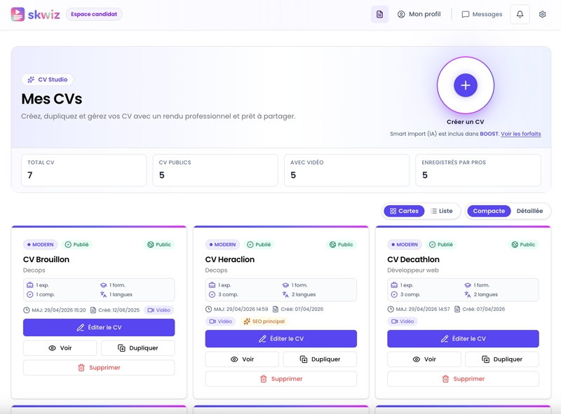 Skwiz — ATS Resume Builder gallery image